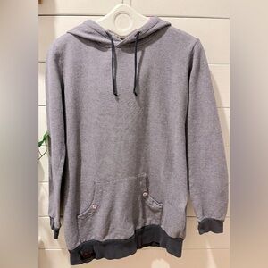 LOUVE design Gray & purple hoodies size L